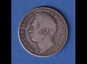 Württemberg Silbermünze König Wilhelm 1 Gulden 1841 
