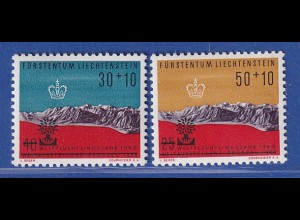 Liechtenstein 1960 Weltflüchtlingsjahr Mi.-Nr. 389-90 kpl. Satz ** 