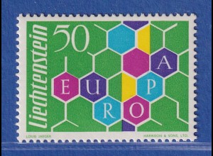 Liechtenstein 1960 Europa Wabenmuster Mi.-Nr. 398 **