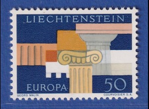 Liechtenstein 1963 Europa Griech. Architektur Mi.-Nr. 431 **