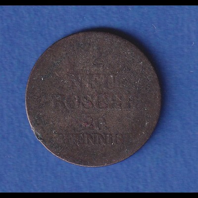 Sachsen Silbermünze 2 Neugroschen / 20 Pfennige 1841 