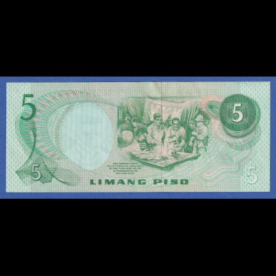 Philippinen 1978 Banknote 5 Piso bankfrisch, unzirkuliert.