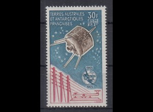 Französische Antarktis 1965 Mi.-Nr. 32 postfrisch ** / MNH Satellit