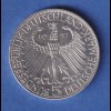  5DM Silber-Gedenkmünze 1957, Joseph Freiherr von Eichendorff STEMPELGLANZ